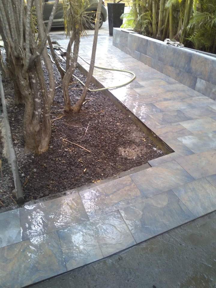 Pose de carrelage extérieur La Réunion