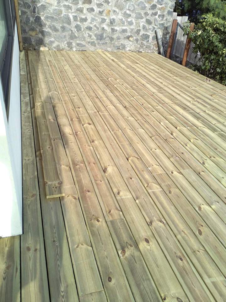 Sol de terrasse en bois La Réunion