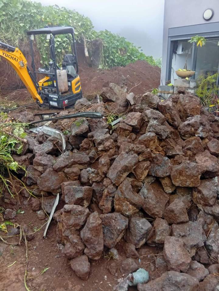 Préparation d'un terrain La Réunion